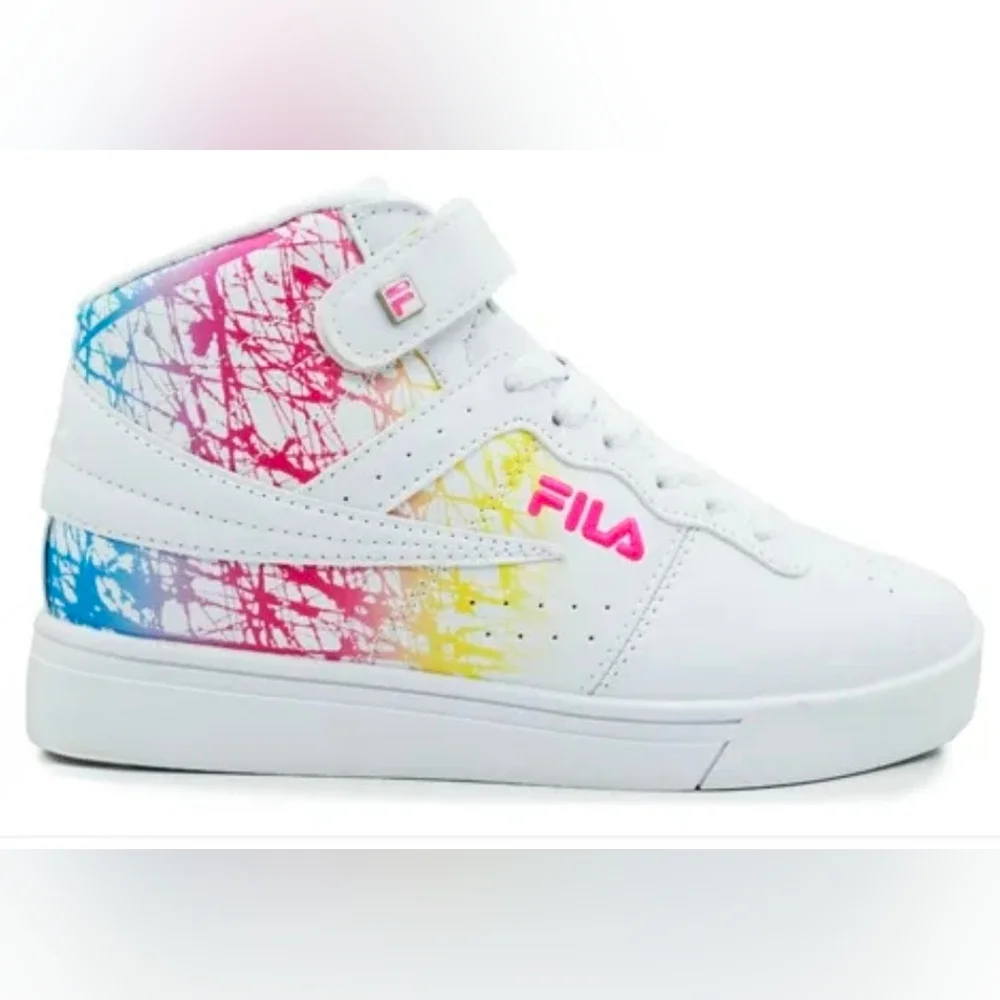 Fila Vulc 13 Chaos Fade High Top Sneakers Size 1 - Picture 1 of 8